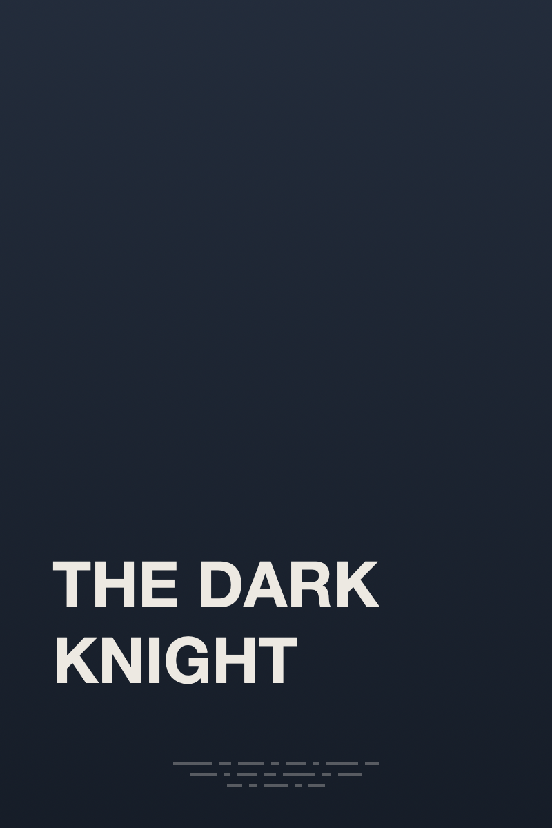 The Dark Knight
